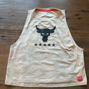 Under Armour Project Rock Veterans Women’s Camo Tank Top size L